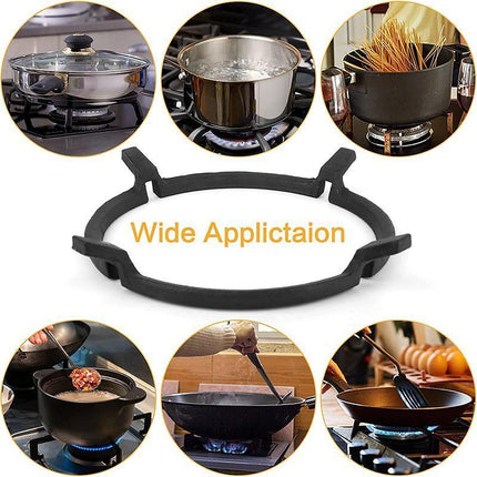 Wok Trivet Universal Gas Stove Cast Iron Wok Trivet Support Ring Cooktop Range A - Aimall