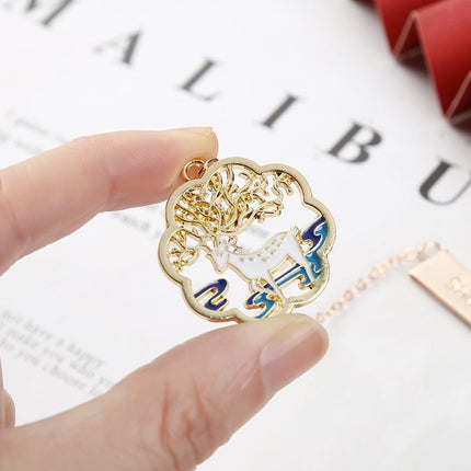 Retro Metal Rabbit Bookmark