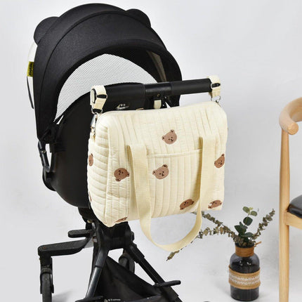 Backpack Nappy Diaper Bag with Stroller Straps Hanging Organiser for Travel and Daily Use