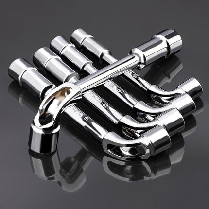 6-23mm L Shaped Socket Wrench Elbow Multi Size Hardware Repair Tool Set