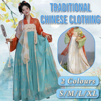 Chest Length Skirt Hanfu Female Summer Thin Daily Wear Traditional Chinese Dress