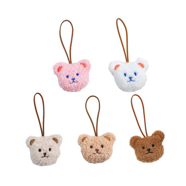 Cute Cartoon Bear Name Pendant Plush Decoration Tag Children Penda Kindergarten - Aimall