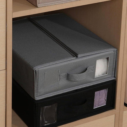 4pcs Simple Pure Colour Storage Boxes Organizer Home Office Storage Solution
