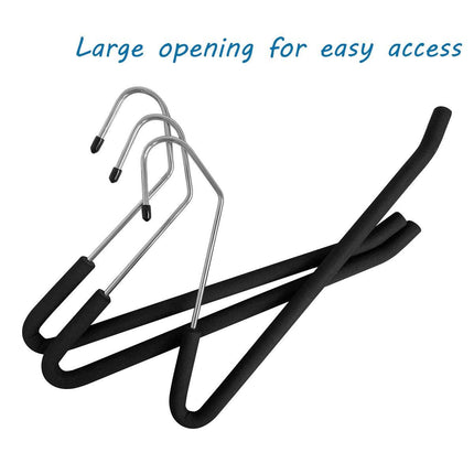 10pcs Non-slip Trouser Rack Multifunctional Pants Hanging Holder Clothes Hanger