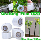 5pcs Self-Adhesive Grafted Fruit Tree Wrap Film Plastic Tape Gardening Tools