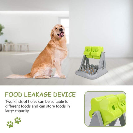 Roller Type Leaky Slow Food Toy Automatic Feeders for Dogs Interactive Playtime