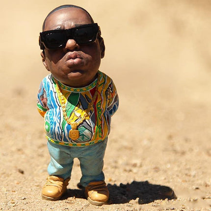 New Rapper Star Cool Hip Hop Guy Ornaments Creative Desktop Statue Home Decorate - Aimall