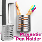 Creative Stainless Steel Student Pen Holder Multifunctional Stationery Organizer