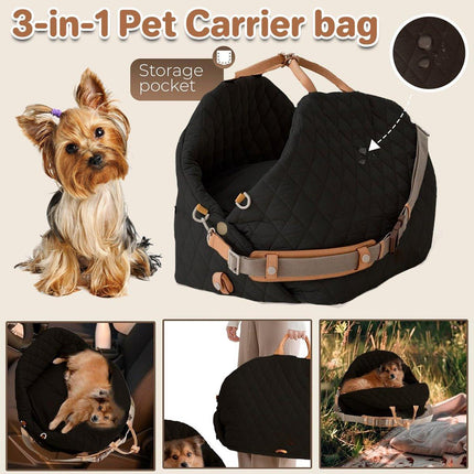 Large 3 in 1 Pet Travel Bag Portable Carrier and Soft Cage for Dogs and Cats