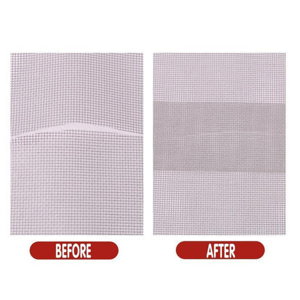 2M Window Door Repair Tape Fly Screen Insect Repellent Repair Tape Self Adhesive - Aimall
