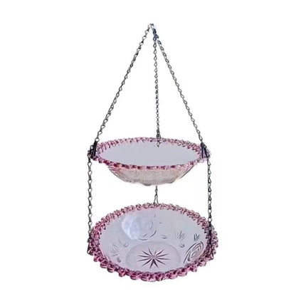 Outdoor Hanging Bird Feeder Bath Garden Patio Decoration for Attracting Birds