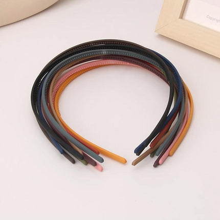 Women Frosted Headband Hairband Lady Hair Hoop Hair Accessories Headwear Decor - Aimall