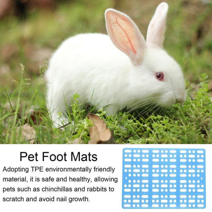 2pcs Rabbit Foot Mat Large Plastic Cage Mat for Guinea Pig Pet Cage Accessories