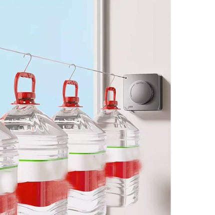 Invisible Wall Mounted Clothesline for Hotel Bathroom Sunbed Laundry Drying Rope