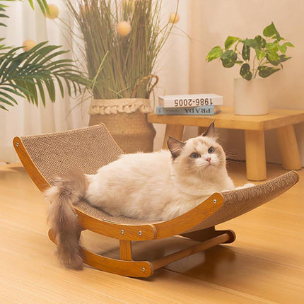 Premium Cat Scratching Board Bed Corrugated Paper Durable All Seasons Cat Toy