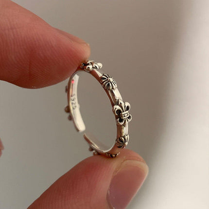 Vintage Adjustable Open Ring Retro Fashion Jewelry Women Girls Classic