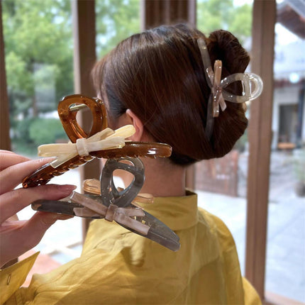 Oversized Hair Claws Shark Clip Women Elegant Ponytail Hairpin Hair Accessories - Aimall