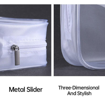 Transparent PVC Cosmetic Bag Waterproof Lightweight Travel Organizer  4Sizes