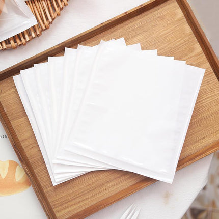 500PCS Transparent Food Greaseproof Bag Sandwich Donut Bread Packaging Pouch - Aimall