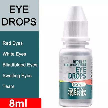 8ml Chloramphenicol Eye Drops for Reptiles Tortoises Eye Infection Treatment