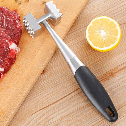Stainless Steel Meat Tenderizer Hammer Kitchen Tool for Cooking and BBQ Use