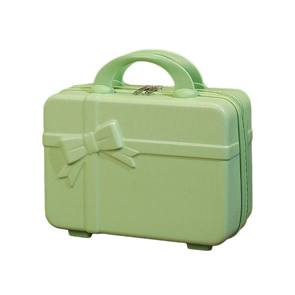 14 Inch Bow Hand Luggage Mini Makeup Case Travel Storage Gift Suitcase for Women