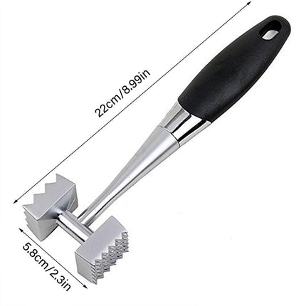 Stainless Steel Meat Tenderizer Hammer Kitchen Tool for Cooking and BBQ Use