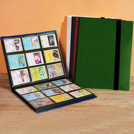 360 Cards Pocket Trading Card Binder 9 Pocket Trading Card Album Folder Case - Aimall