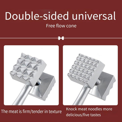 Stainless Steel Meat Tenderizer Hammer Kitchen Tool for Cooking and BBQ Use