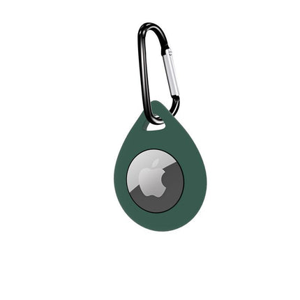 For Apple AirTag Air Tag Silicone Protective Case Cover Location Tracker Keyring - Aimall
