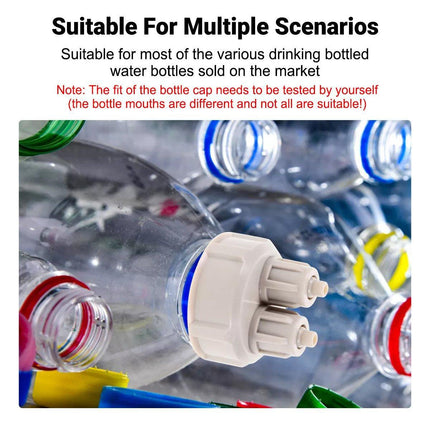 10pcs Aquarium CO2 Generator Bottle Cap Fish Tank DIY Air Diffuser Valve Guage