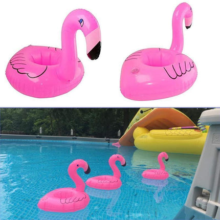 Inflatable Floating Drink Cup Can Beer Holder Swimming Pool Bath Beach Party 5PCS - Aimall