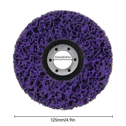 10PCS 125mm Stainless Steel Grinding Nylon Polishing Wheel for Car Paint Removal