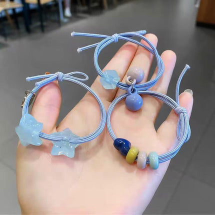 8PCS Baby Kids Girl Hair Bands Elastic Rope Ties Ponytail Holders Accessories - Aimall