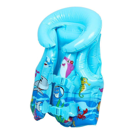 Inflatable Swim Vest with Buoyancy Support for Water Activities and Training Use
