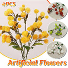 4PCS Artificial Dandelion Small Thorn Flower Bouquet Wedding Decor Ornaments