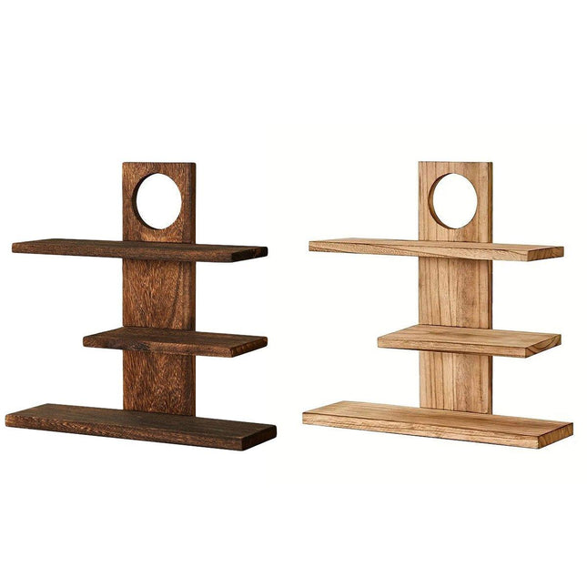Wooden Desktop Tea Set Rack Display Stand Organizer Storage Shelf for Teaware