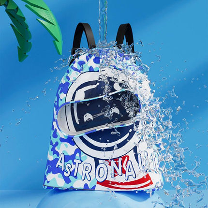 Children Waterproof Swim Backpack Durable Storage Bag Beach Pool Outdoor Travel - Aimall