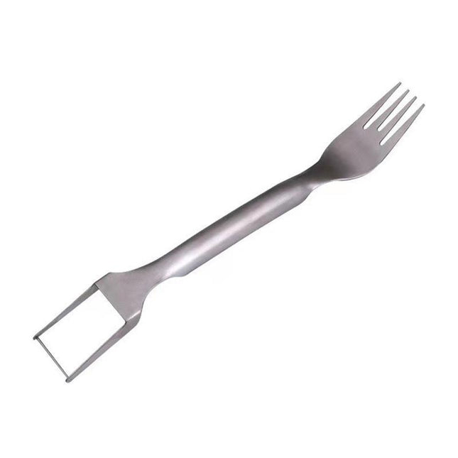 Multifunctional Watermelon Fork Slicer Cutter Stainless Steel Fruit Fork Tools - Aimall