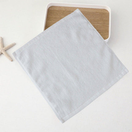 6PCS Hotel Cotton Face Towel White Soft Square Cloth Beauty Salon KTV Thick Wash