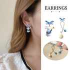 Cute Bunny Asymmetrical Earrings Sweet Jewelry Women Fashion Accessories