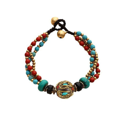 Vintage Ethnic Style Bracelet for Women Simple Weaving String Fashion Jewellery