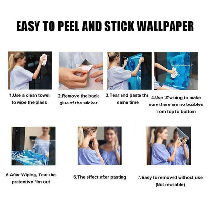 Mirror Wall Sticker Self-Adhesive Waterproof Reflective Decal for Bathroom Decor