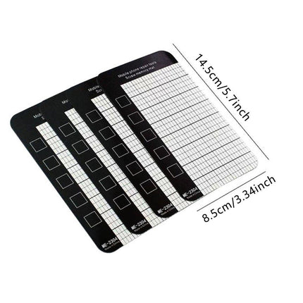 5pcs Magnetic Screw Memory Pad Storage Work Mat for Mobile Phone Repair Tools