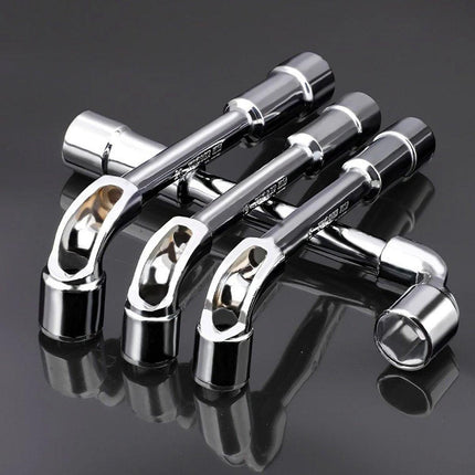 6-23mm L Shaped Socket Wrench Elbow Multi Size Hardware Repair Tool Set