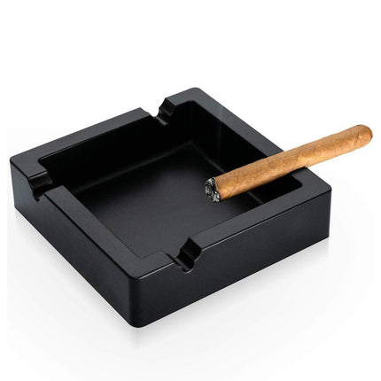 Square Silicone Cigar Ashtray Large Drop Resistant Ash Holder Tray