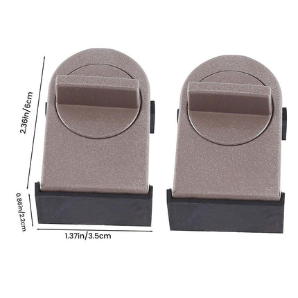 2pcs Window Limit Guard Lock Keyless Rotary Positioning Anti Shift Security Lock