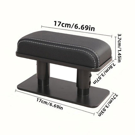 Car Armrest Cushion Leather Elbow Rest Booster for Centre Console Armrest Box