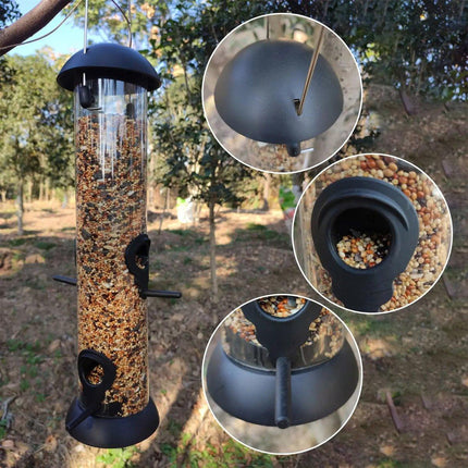 Outdoor Hanging Bird Feeder Wild Bird Feeder Garden Feeding Station for Birds
