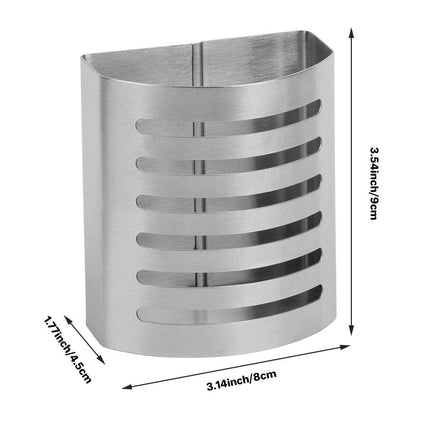 Creative Stainless Steel Student Pen Holder Multifunctional Stationery Organizer